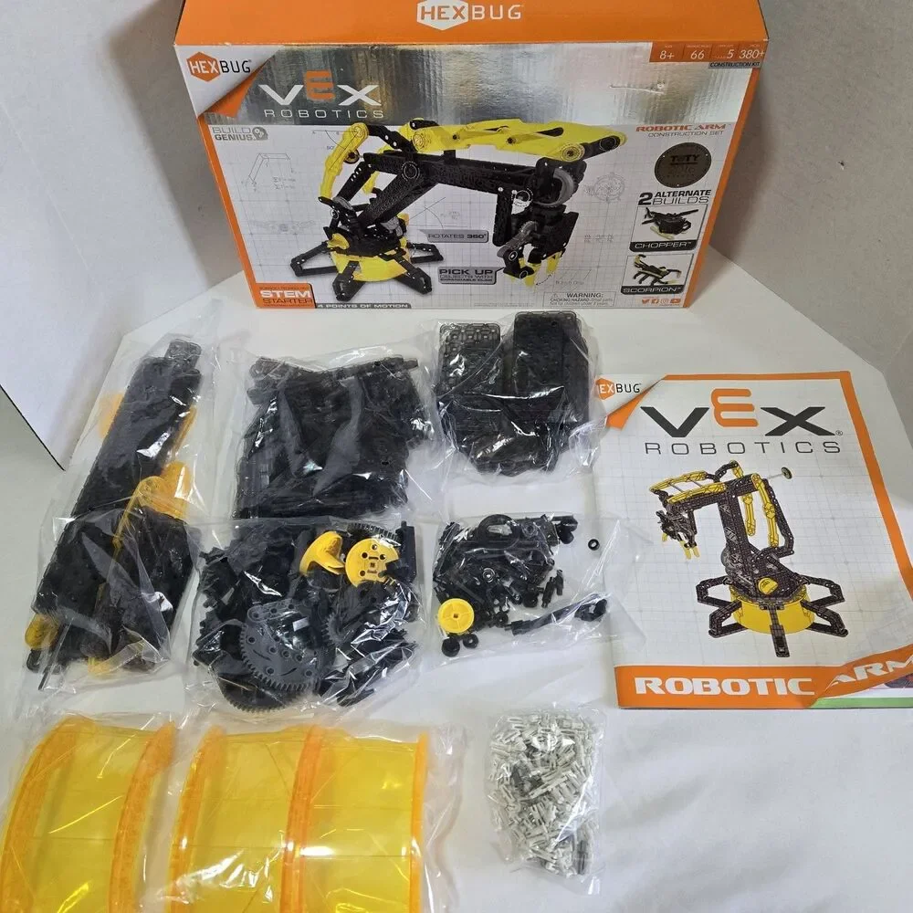 VEX Robotics Robotic Arm by Hexbug STEM Toy Set - Internal Bags Sealed CIB